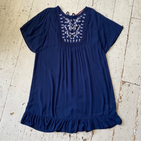 Knox Rose Gauze Embroidered Baby Doll Dress - Picture 9 of 12